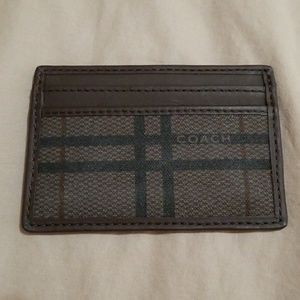 BRAND NEW WITHOUT TAGS Men's Coach card holder